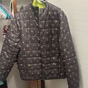 Grogu (Baby Yoda) Patterned Quilted Puffer Jacket